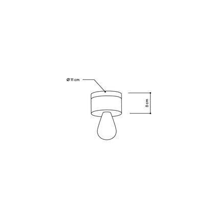 ALMUT 0239 Scandinavian Wood Ceiling Light Pine