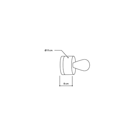 ALMUT 0239 Scandinavian Wood Wall Light Pine