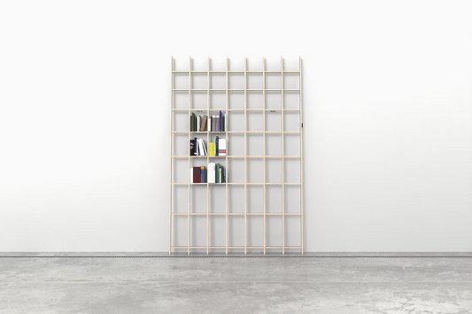 BREUER & BONO EIGER EI-56-B/W Sculptural Wall Shelf  – Birch Black/White