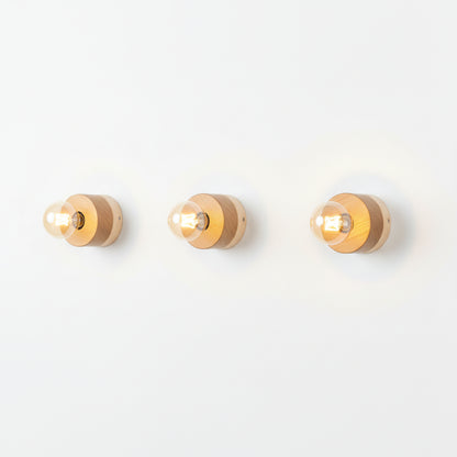 ALMUT 0239 Scandinavian Wood Wall Light Pine