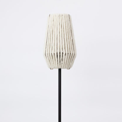 ALMUT 6020 Wool & Wood Floor Lamp — Cone