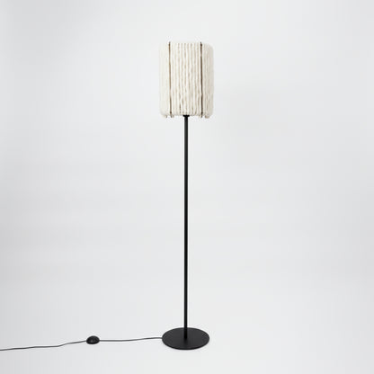 ALMUT 6020 Wool & Wood Floor Lamp — Cylinder
