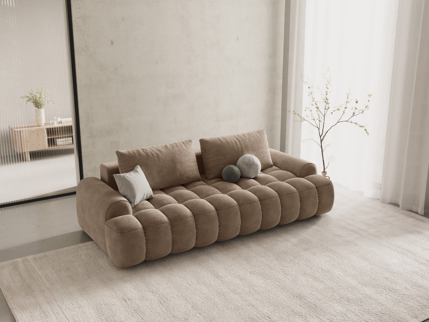 Linz Sofa With Bed Function And Box, 4 Seats, 250x100 cm