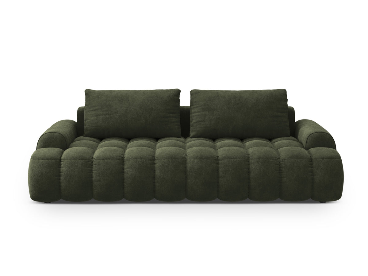 Linz Sofa With Bed Function And Box, 4 Seats, 250x100 cm — Green