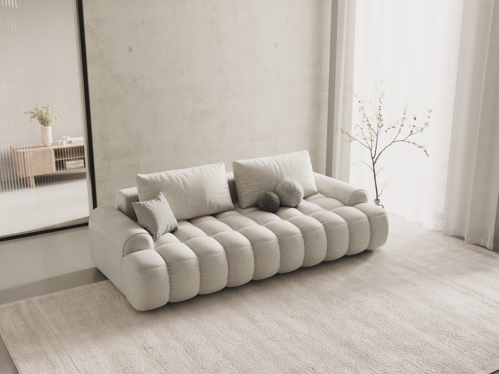Linz Sofa With Bed Function And Box, 4 Seats, 250x100 cm