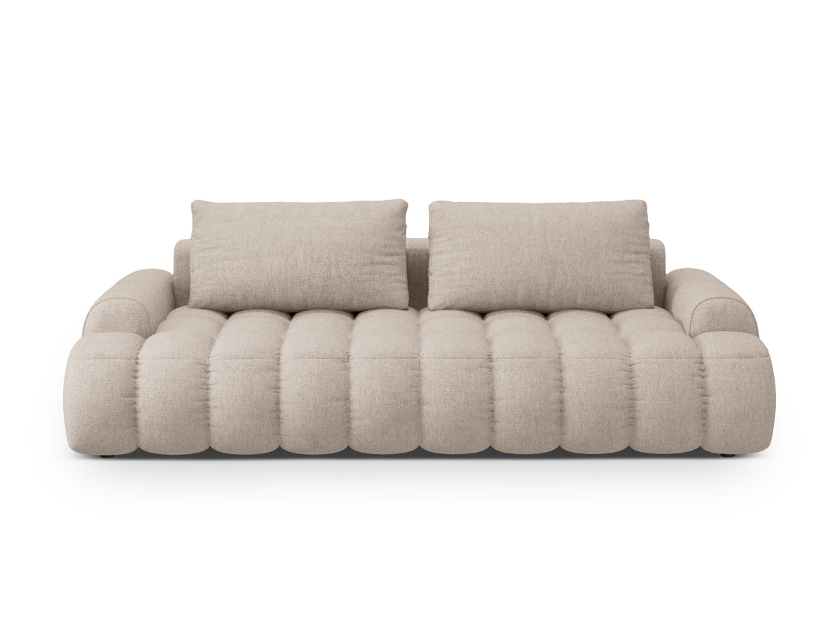 Linz Sofa With Bed Function And Box, 4 Seats, 250x100 cm — Sand