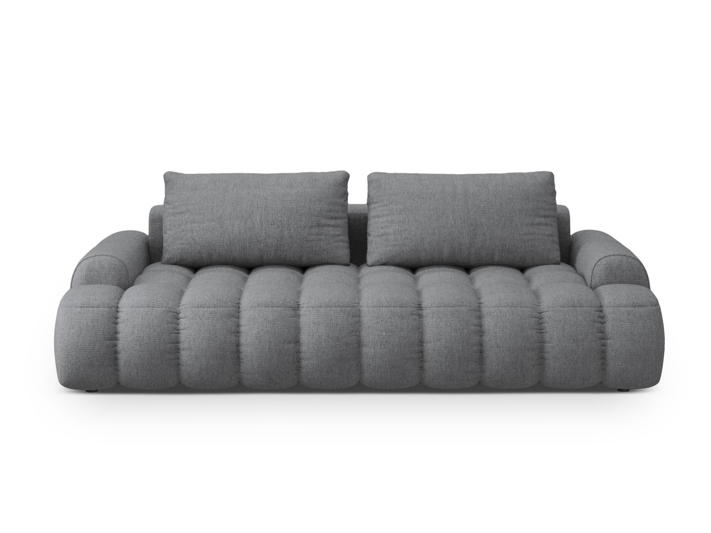 Linz Sofa With Bed Function And Box, 4 Seats, 250x100 cm — Grey
