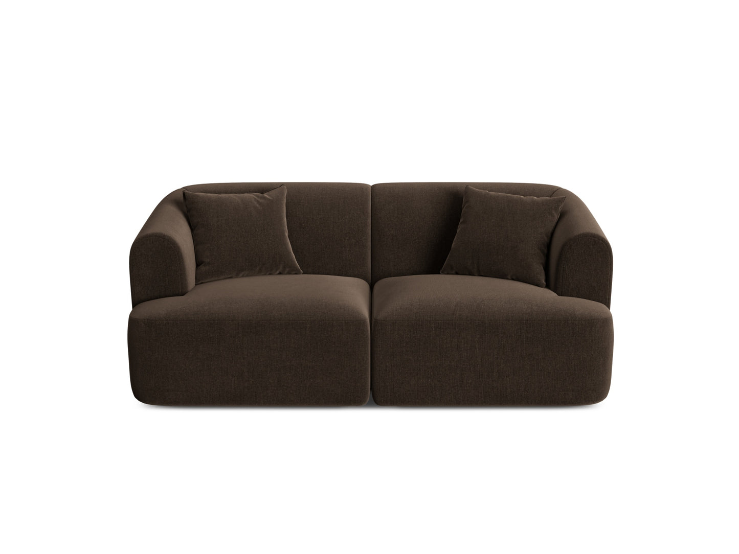 Campi Modular Sofa, 2 Seats, 180x90 cm — Chocolate