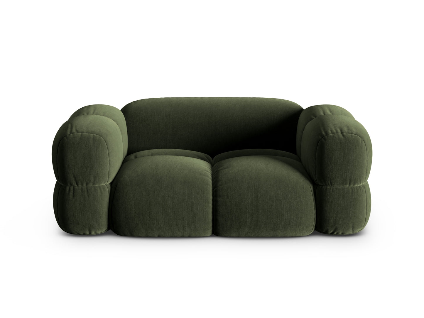 Loretto Sofa, 2 Seats, 180x100 cm — Green