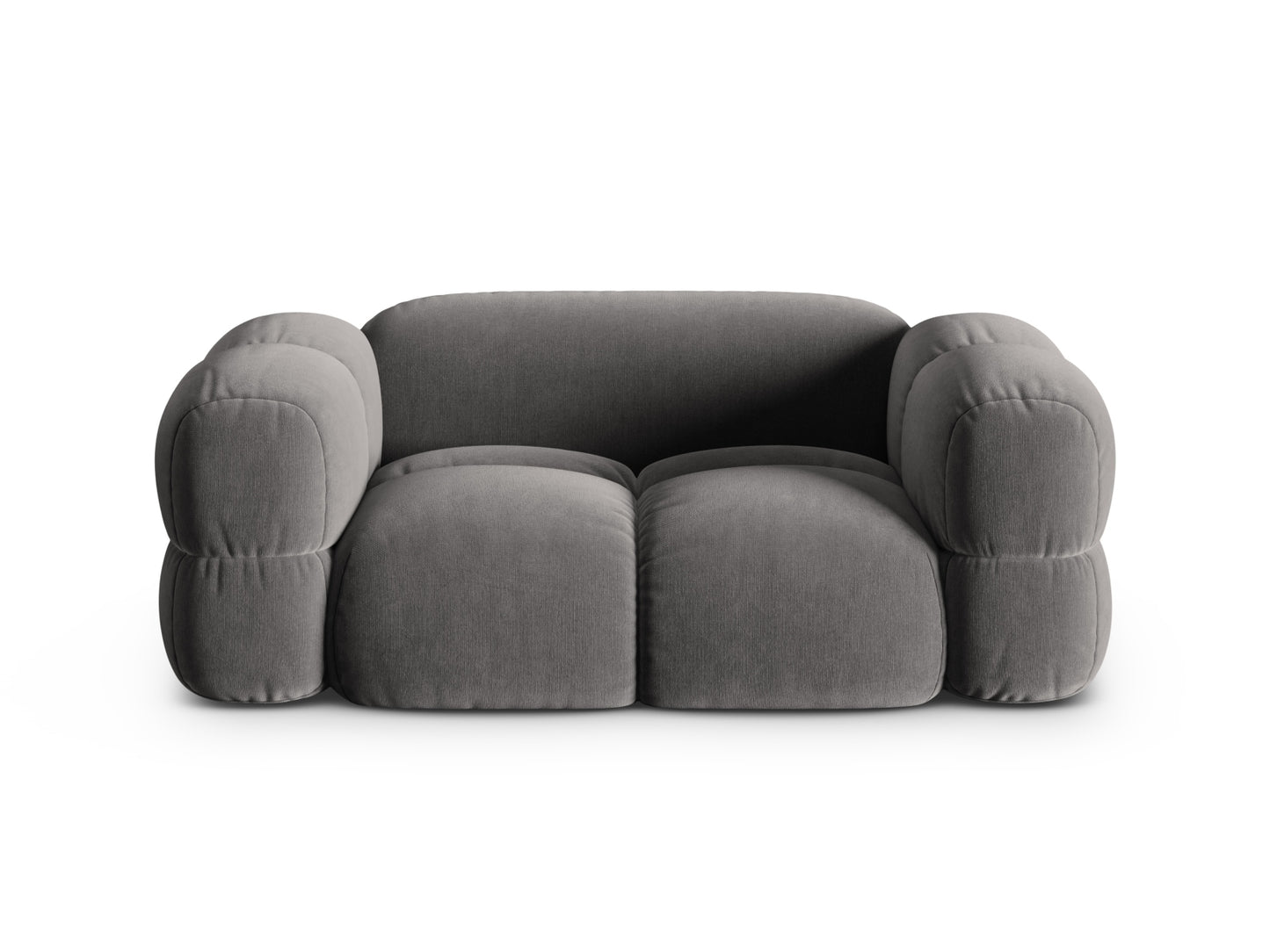 Loretto Sofa, 2 Seats, 180x100 cm — Grey