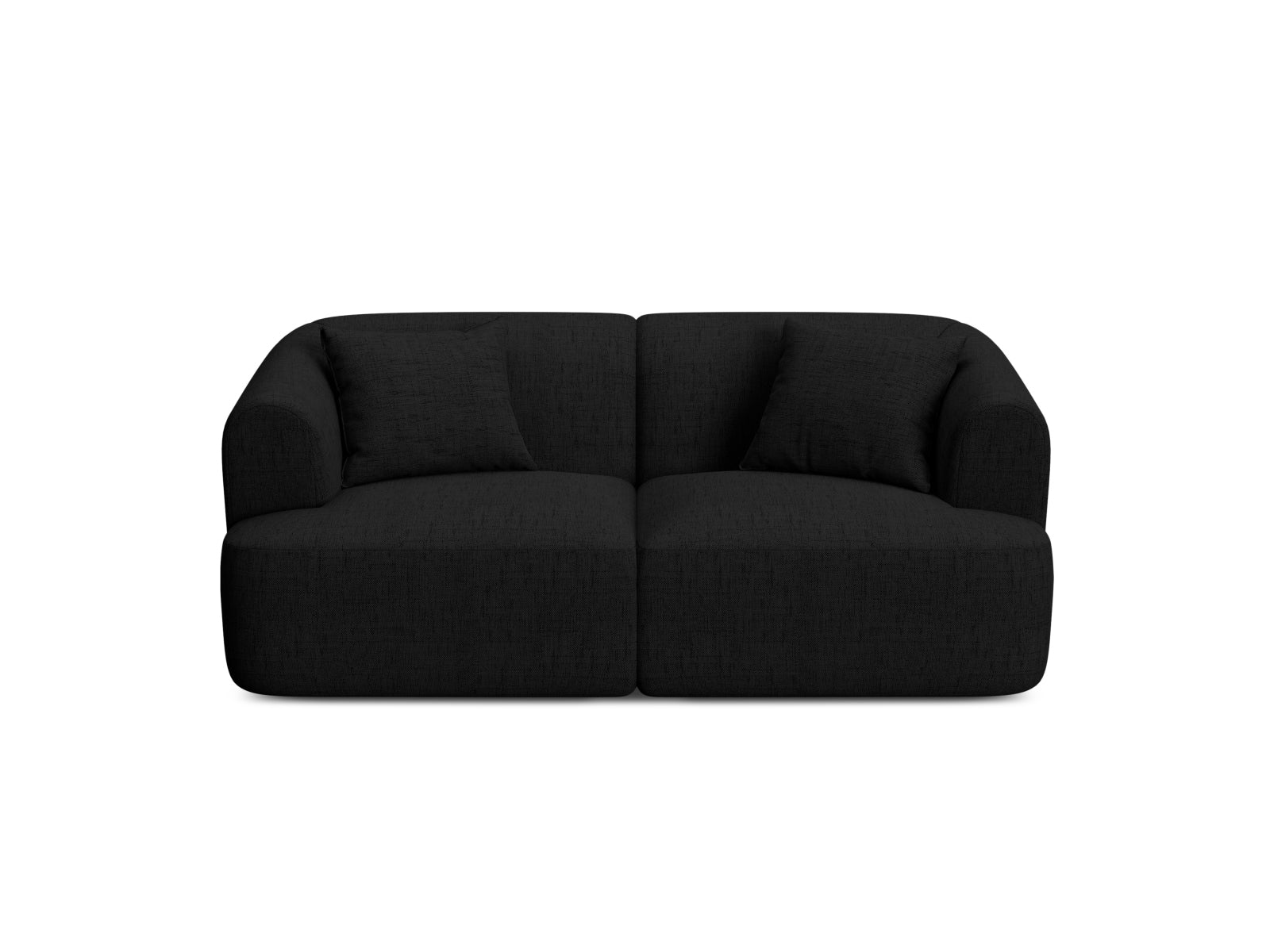 Campi Modular Sofa, 2 Seats, 180x90 cm — Black