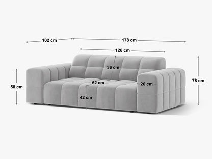 Chicago Sofa, 2 Seats, 178x102 cm