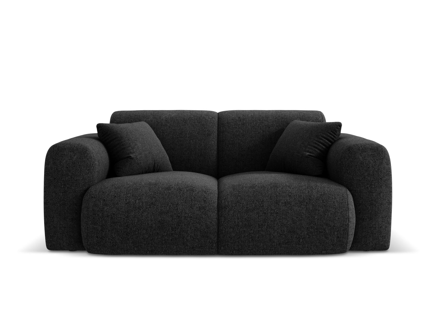 Nolio Sofa, 2 Seats, 170x95 cm — Black