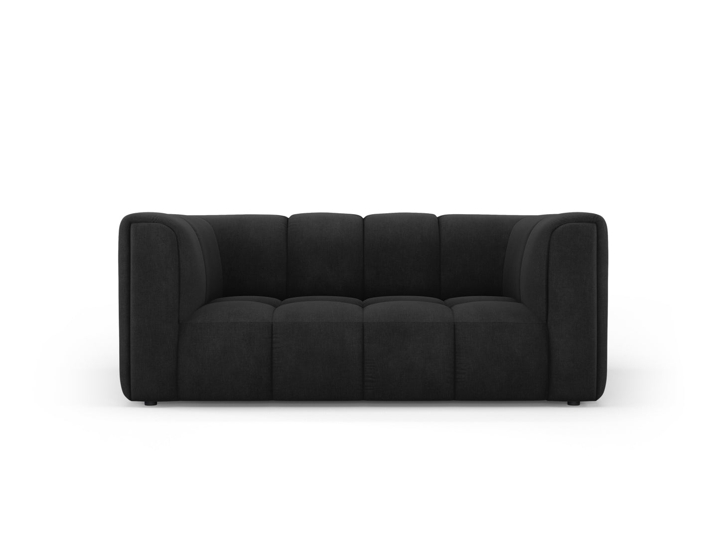 Moritz Sofa, 2 Seats, 166x96 cm — Black