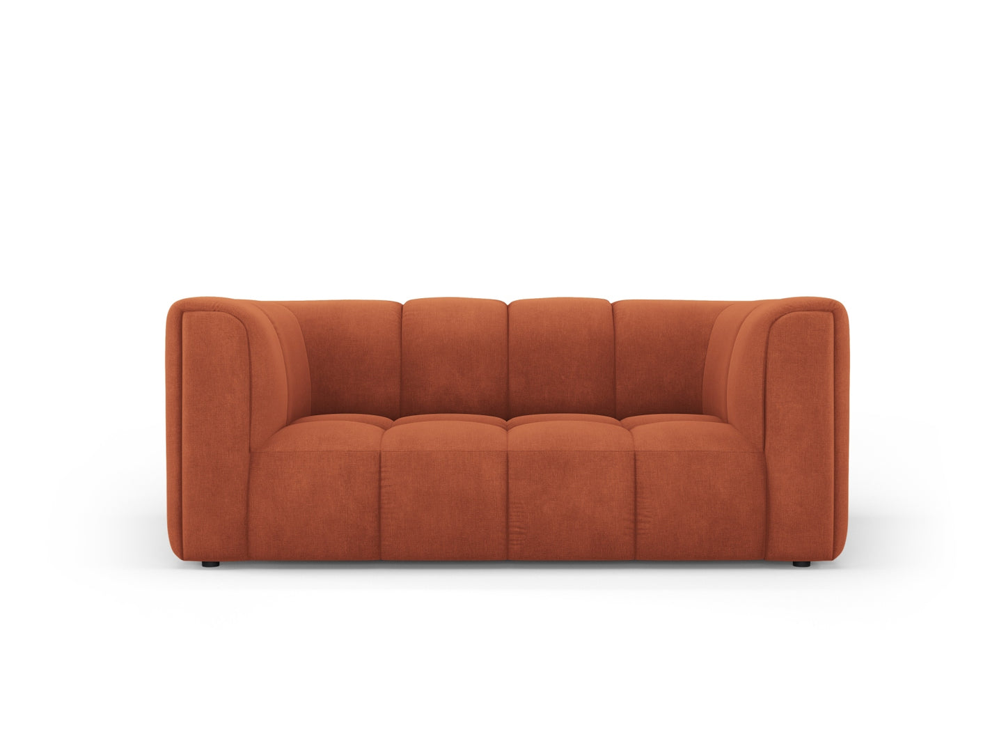 Moritz Sofa, 2 Seats, 166x96 cm — Orange