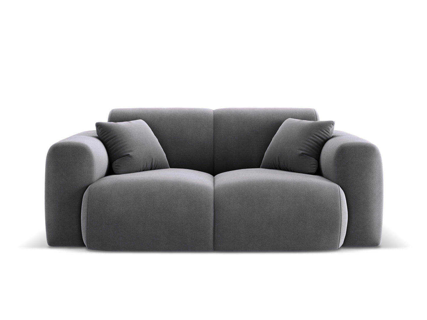 Nolio Sofa, 2 Seats, 170x95 cm — Dark Grey