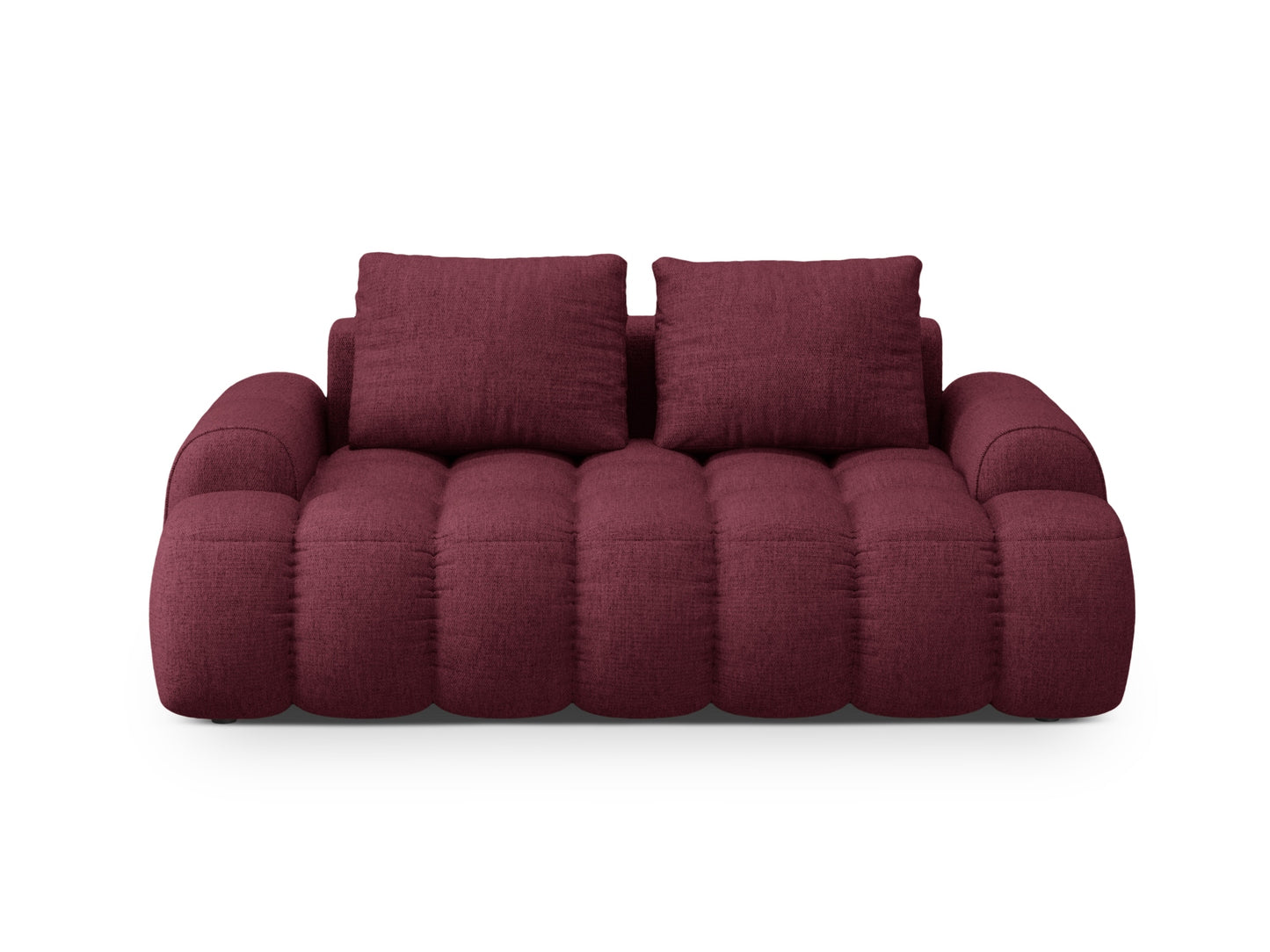 Linz Sofa, 2 Seats, 175x100 cm — Burgundy