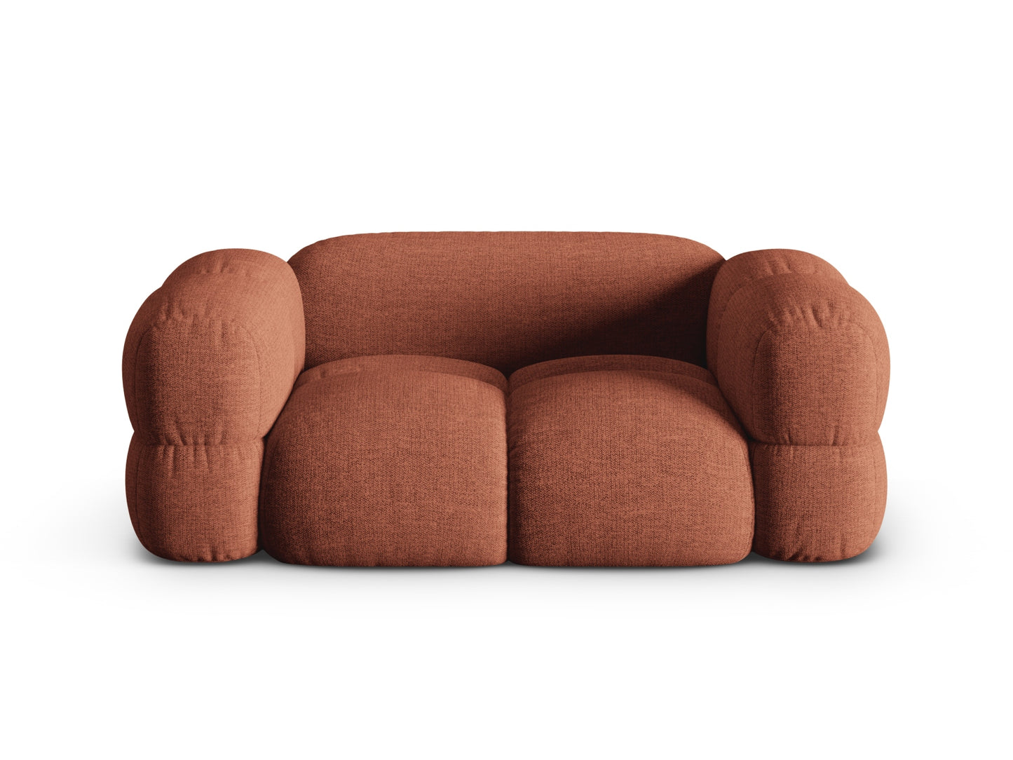 Loretto Sofa, 2 Seats, 180x100 cm — Coral