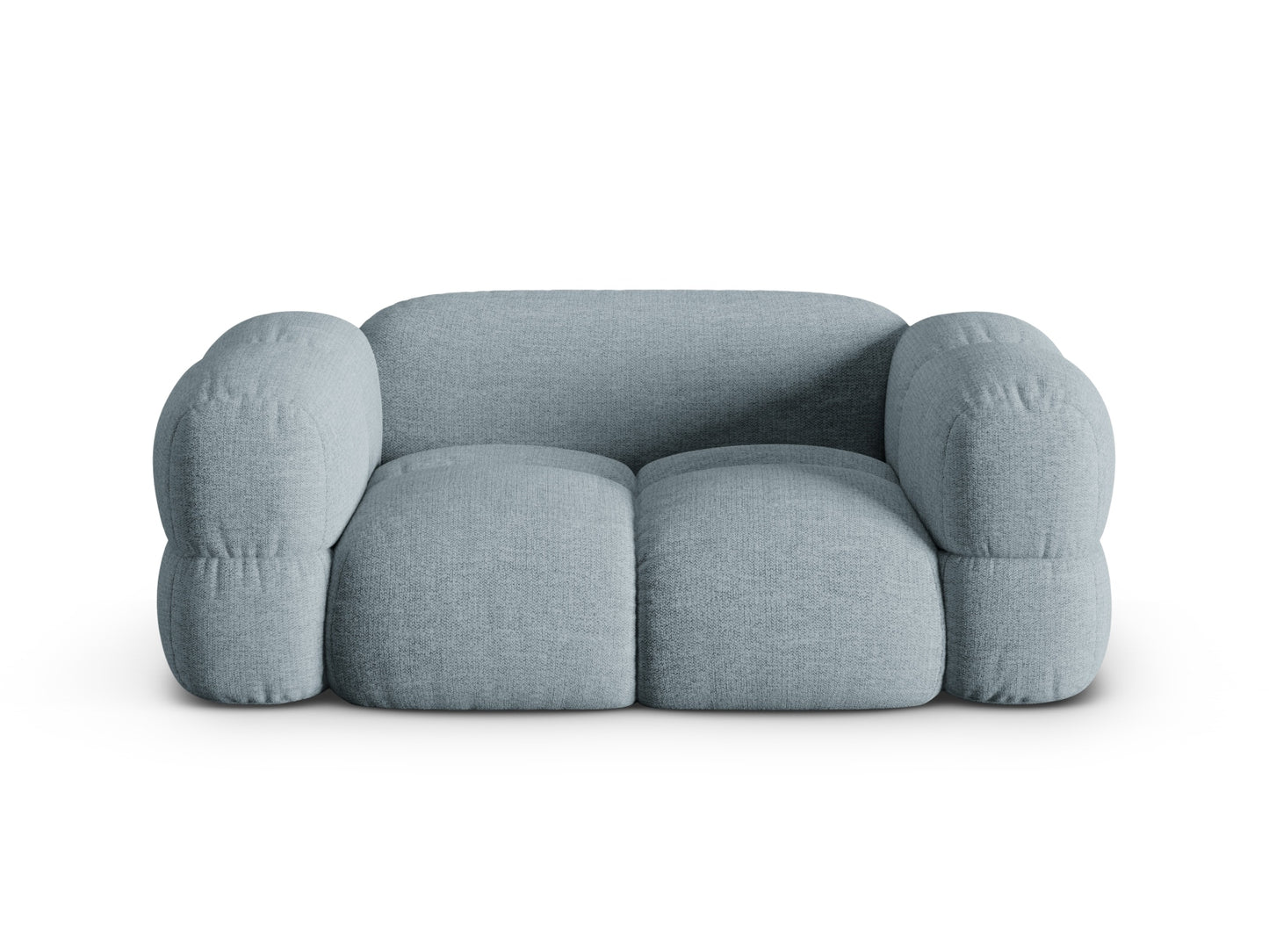 Loretto Sofa, 2 Seats, 180x100 cm — Pastel Blue