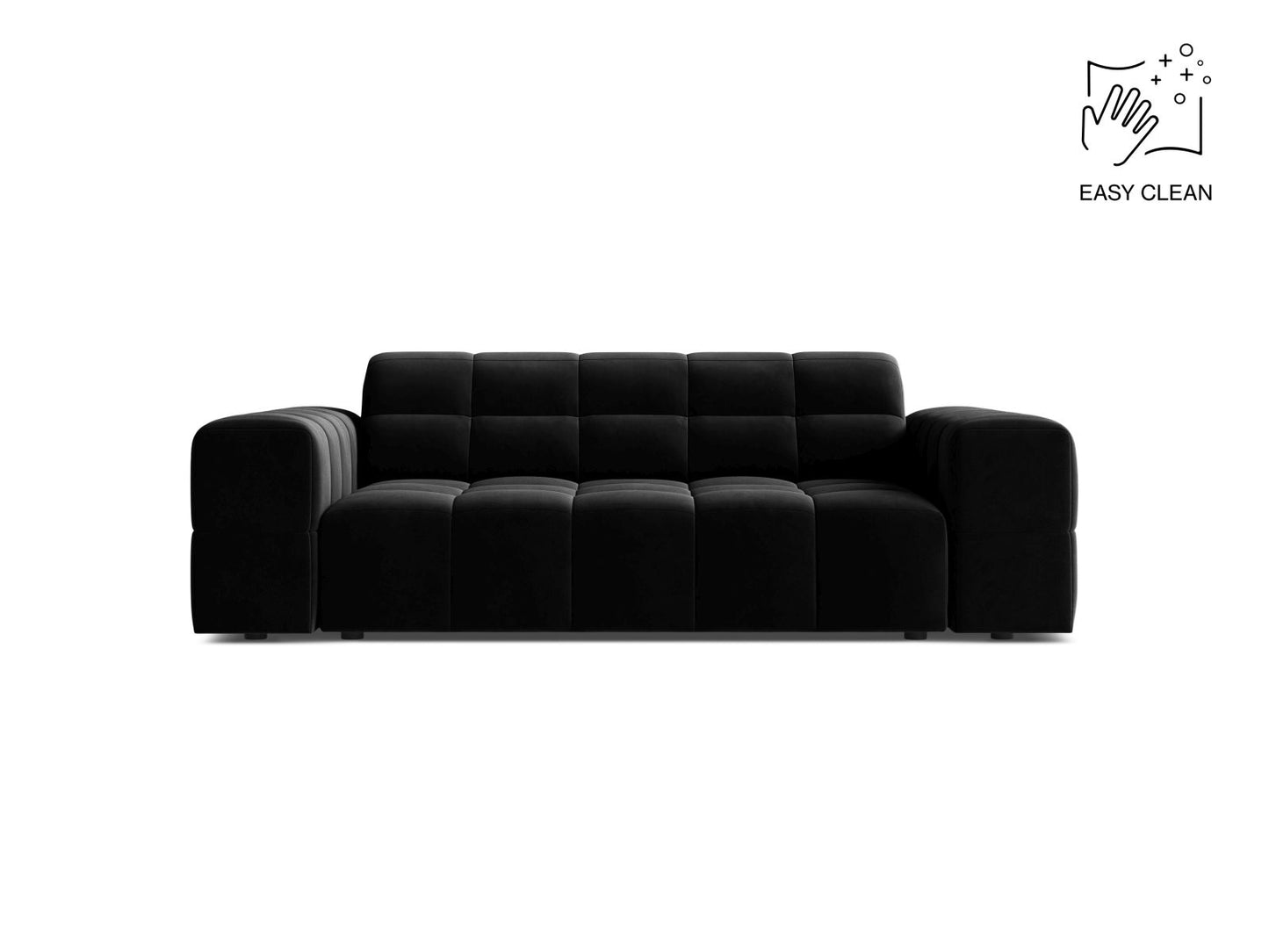 Chicago Sofa, 2 Seats, 178x102 cm — Black