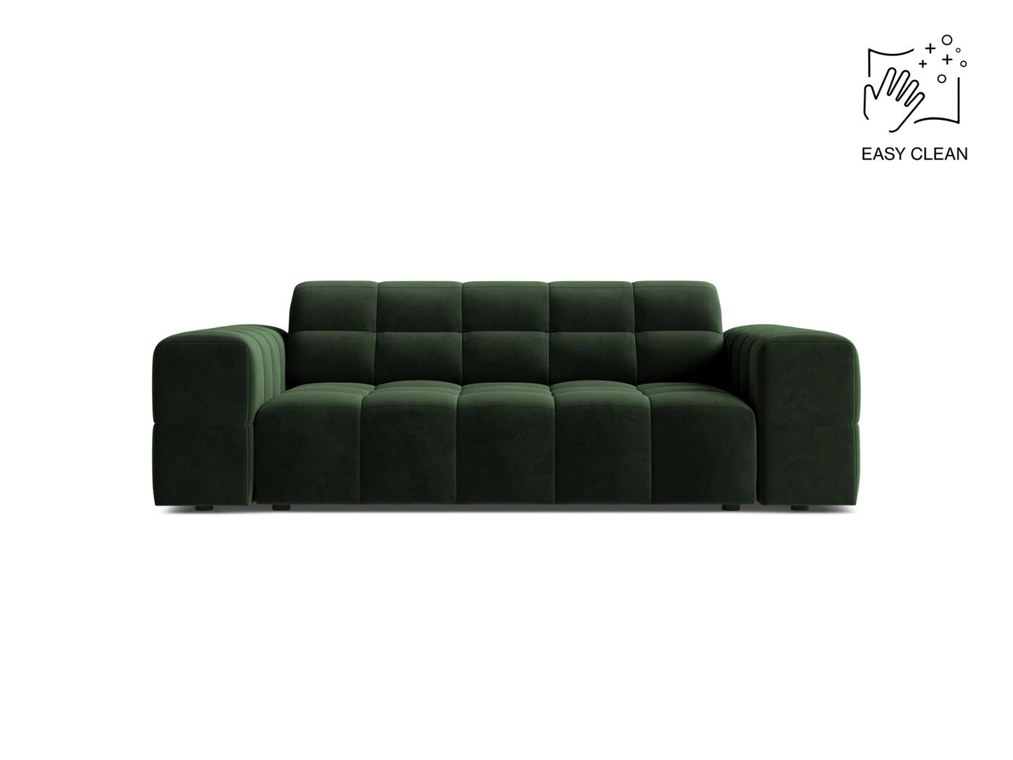 Chicago Sofa, 2 Seats, 178x102 cm — Bottle Green