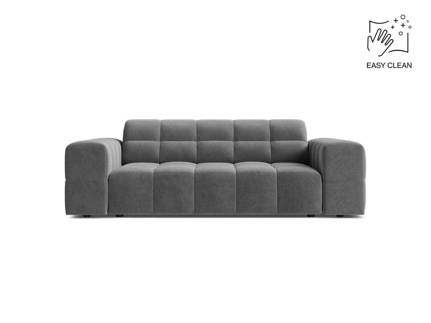 Chicago Sofa, 2 Seats, 178x102 cm — Light Grey