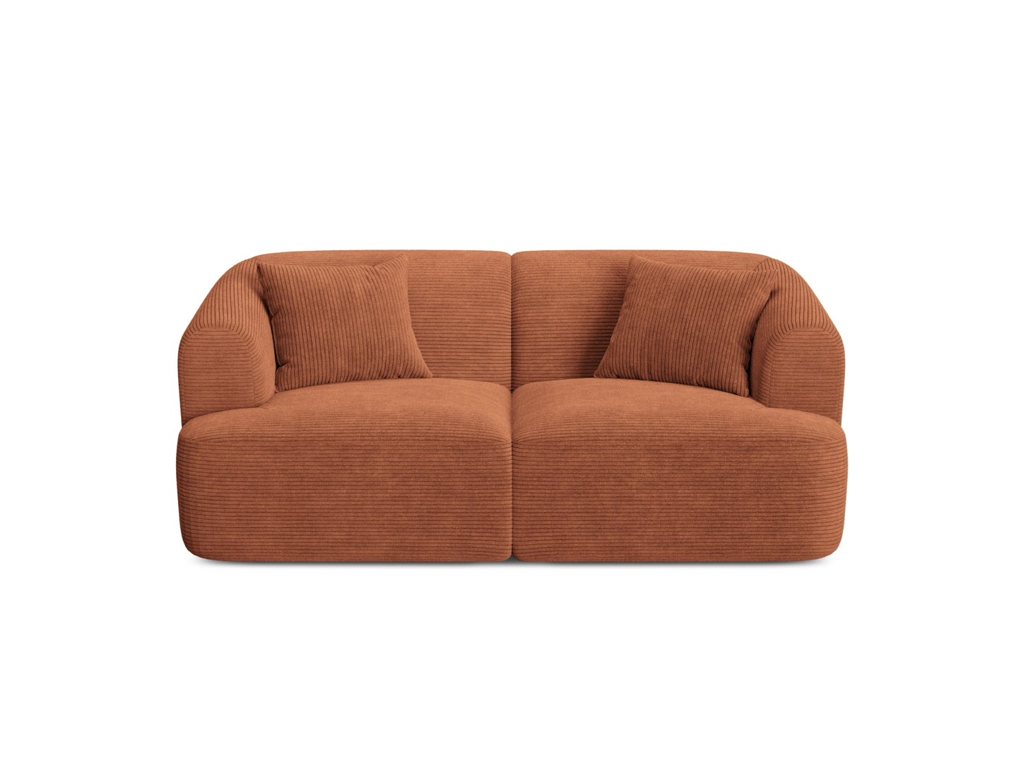 Campi Modular Sofa, 2 Seats, 180x90 cm — Terracotta