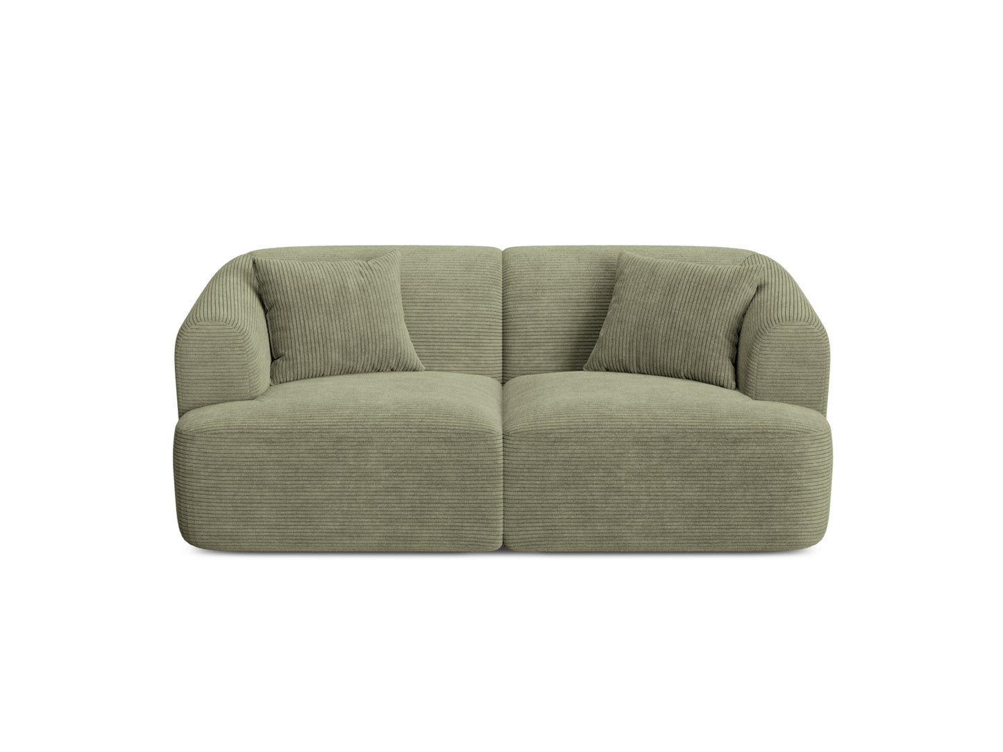 Campi Modular Sofa, 2 Seats, 180x90 cm — Moss Green