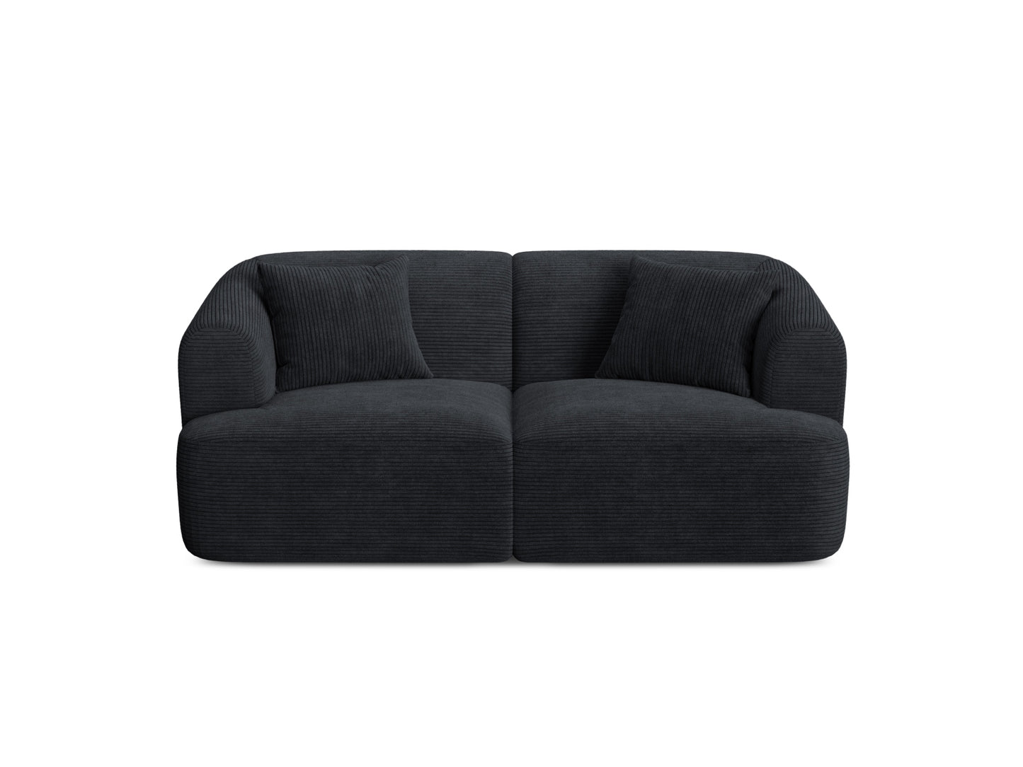 Campi Modular Sofa, 2 Seats, 180x90 cm — Black