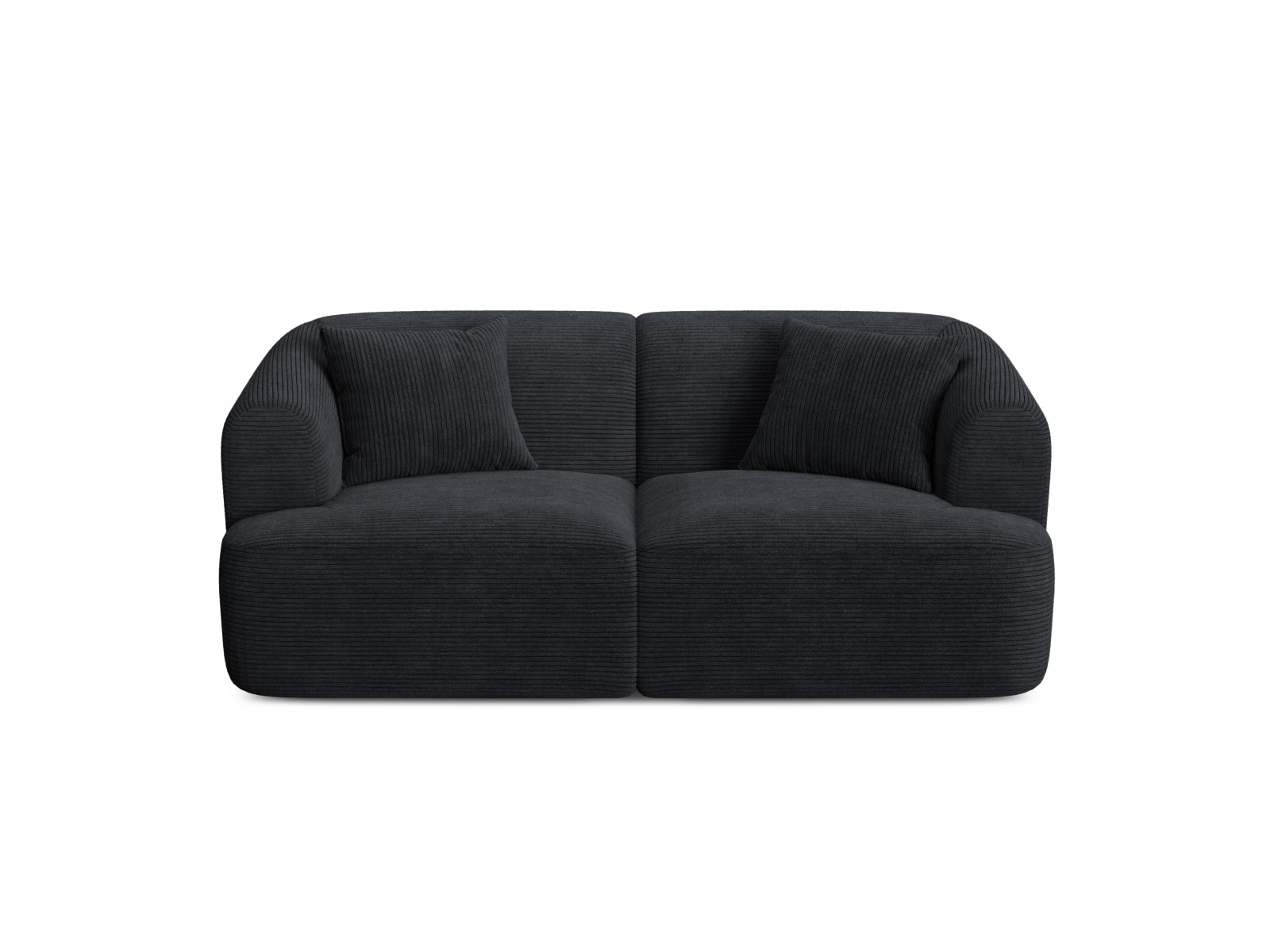 Campi Modular Sofa, 2 Seats, 180x90 cm — Black