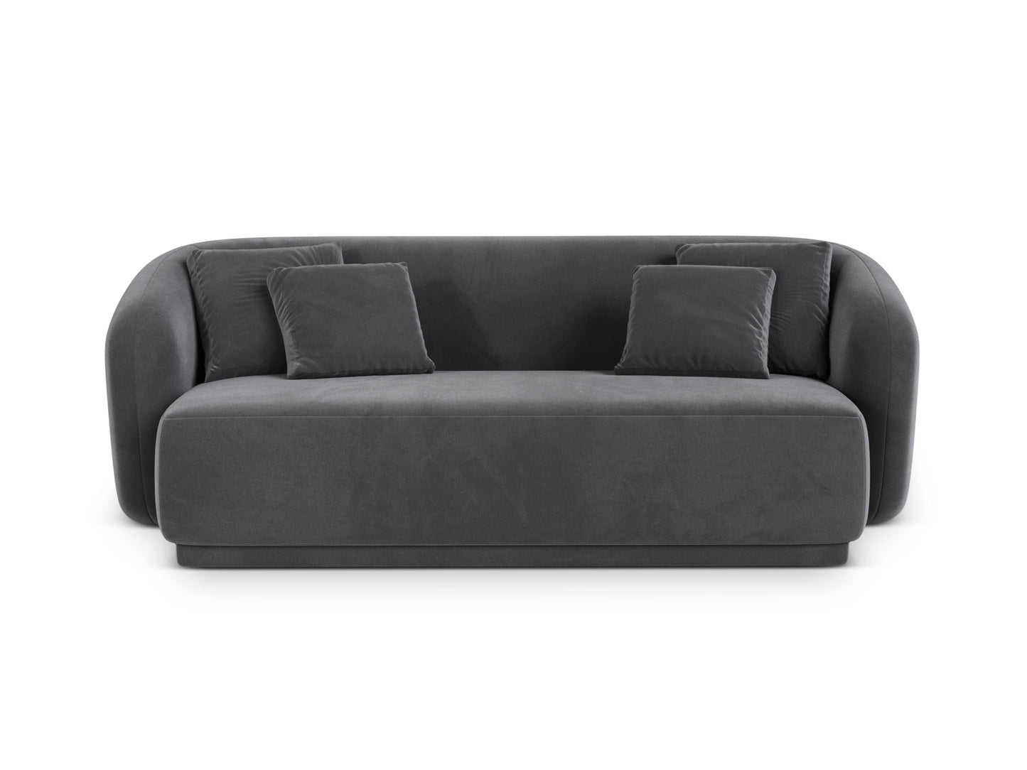 Gomera Sofa, 2 Seats, 180x93 cm — Dark Grey