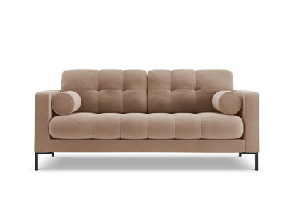 Bali Sofa, 2 Seats, 152x96 cm — Beige / Black Metal