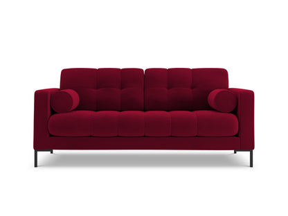 Bali Sofa, 2 Seats, 152x96 cm — Red / Black Metal