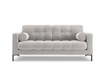 Bali Sofa, 2 Seats, 152x96 cm — Silver / Black Metal