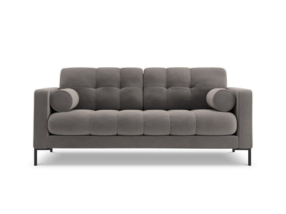 Bali Sofa, 2 Seats, 152x96 cm — Light Grey / Black Metal