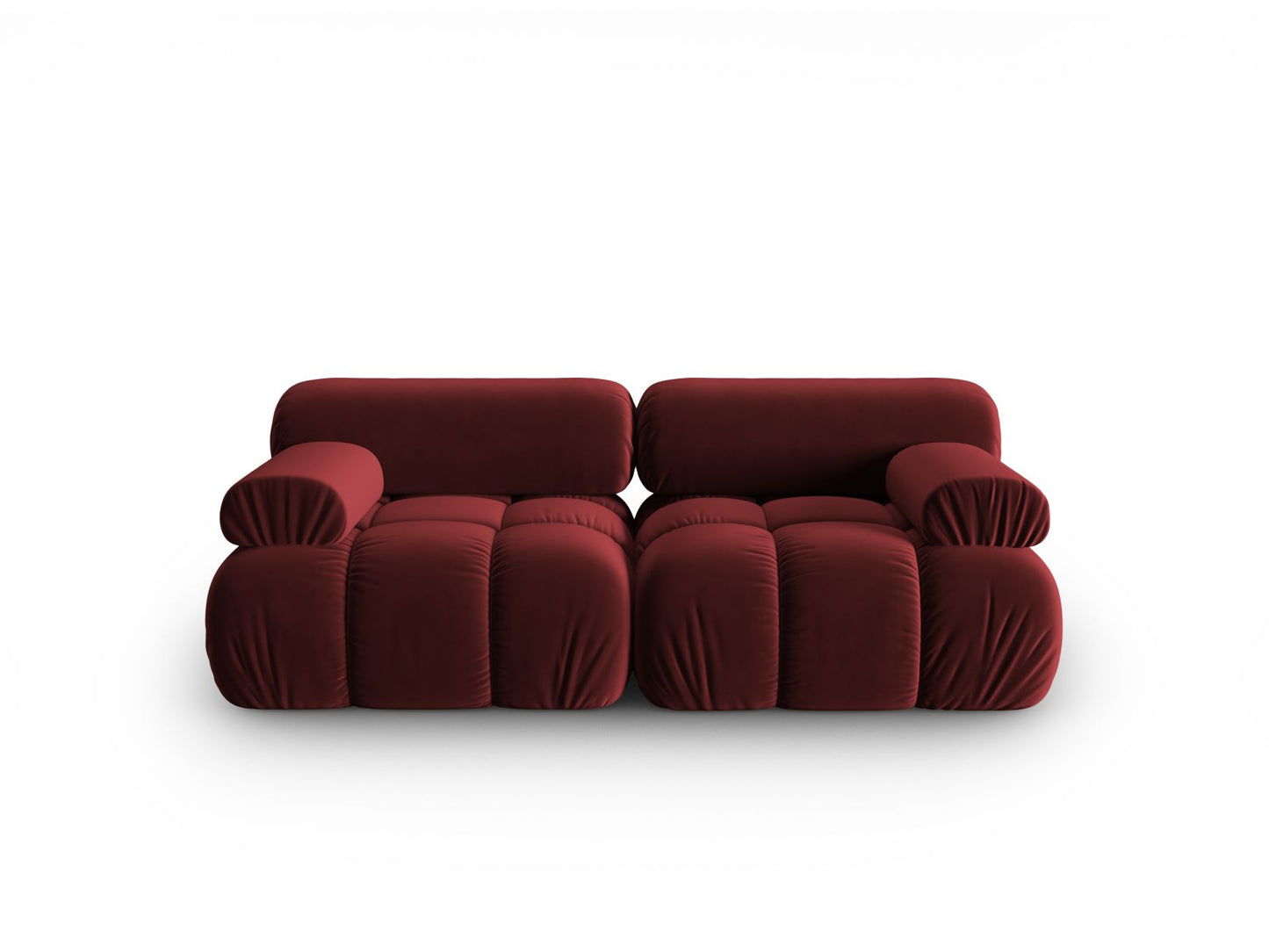 Cortina Modular Sofa, 2 Seats, 188x94 cm — Red