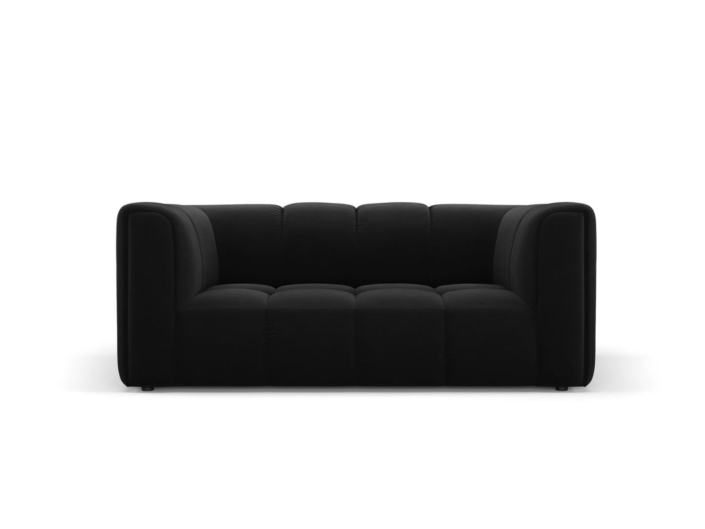 Moritz Sofa, 2 Seats, 166x96 cm — Black