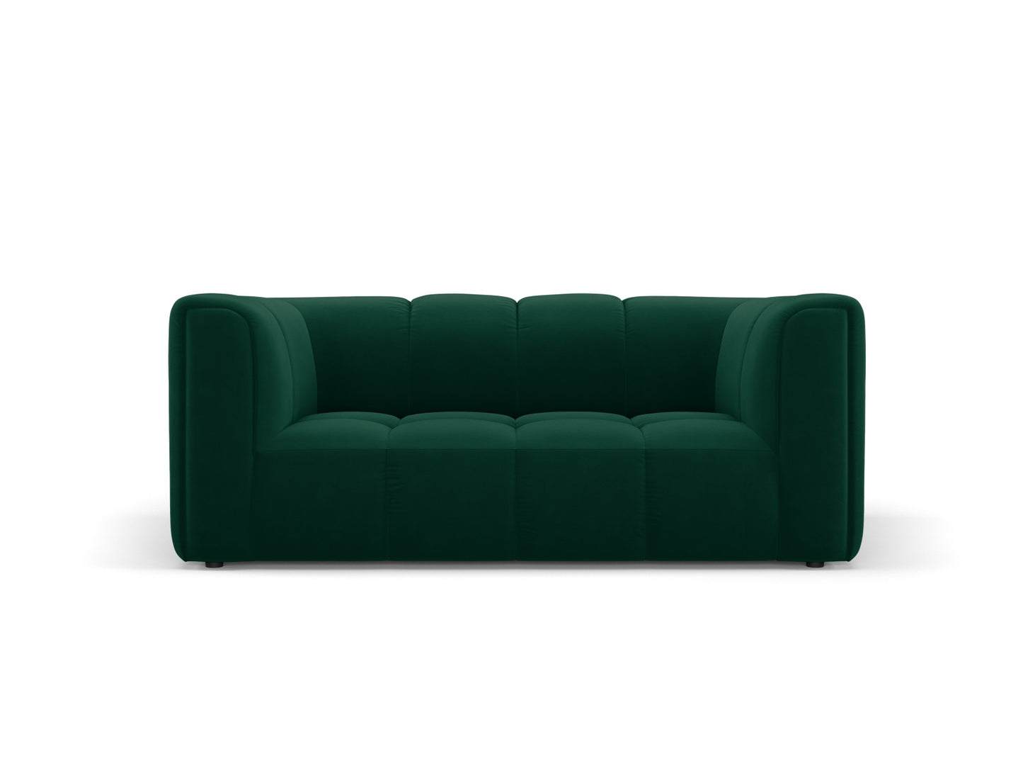 Moritz Sofa, 2 Seats, 166x96 cm — Bottle Green