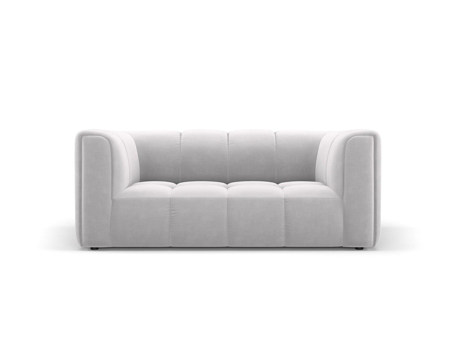 Moritz Sofa, 2 Seats, 166x96 cm — Silver