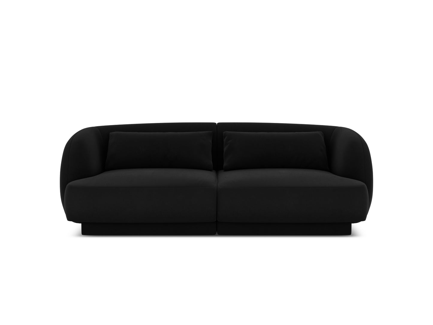 Tulum Sofa, 2 Seats, 180x90 cm — Black