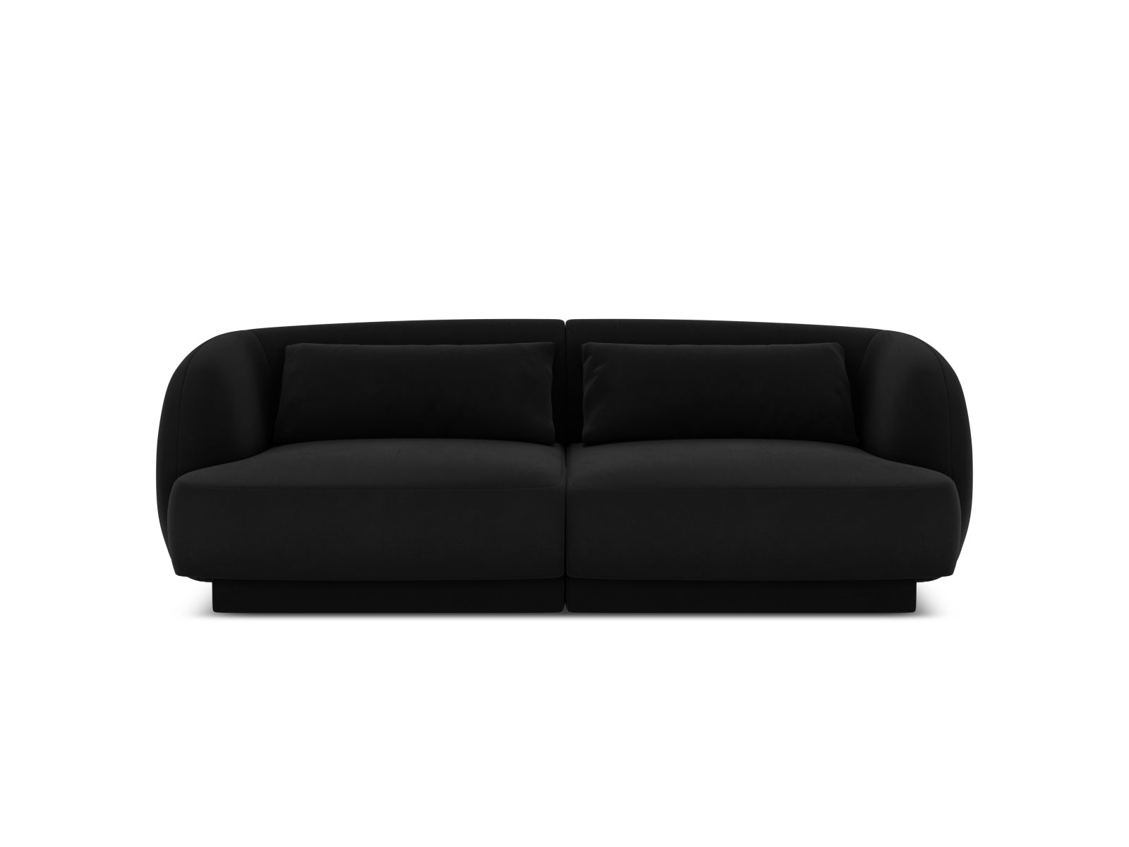 Tulum Sofa, 2 Seats, 180x90 cm — Black