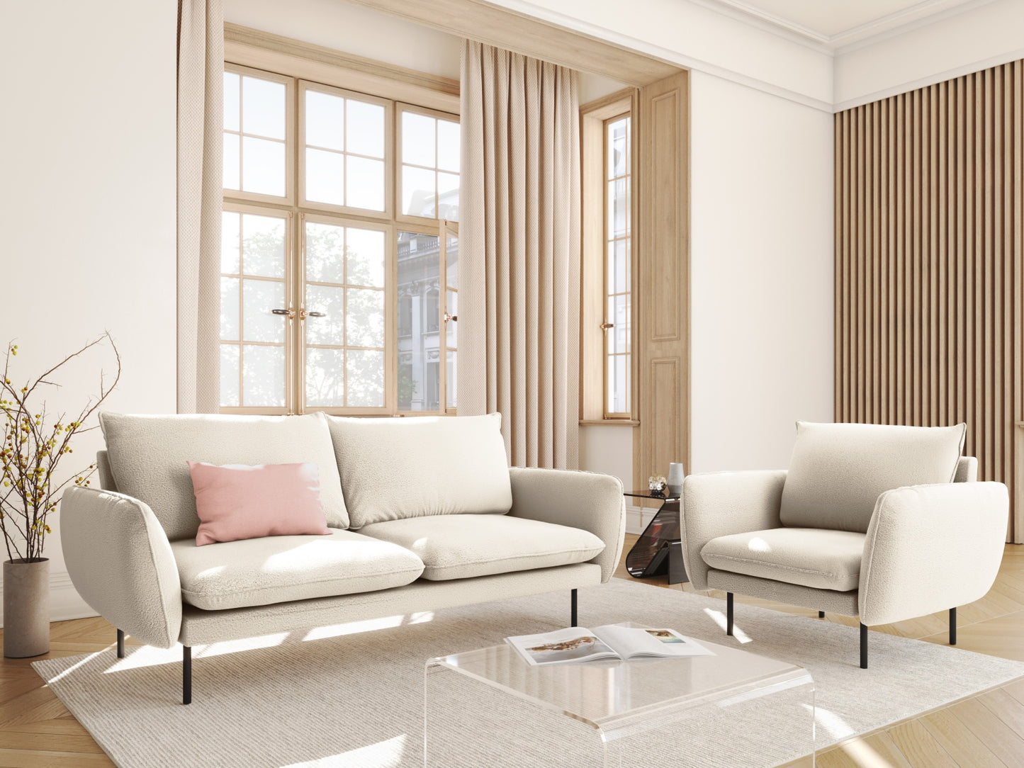 Vienna Sofa, 2 Seats, 160x92 cm