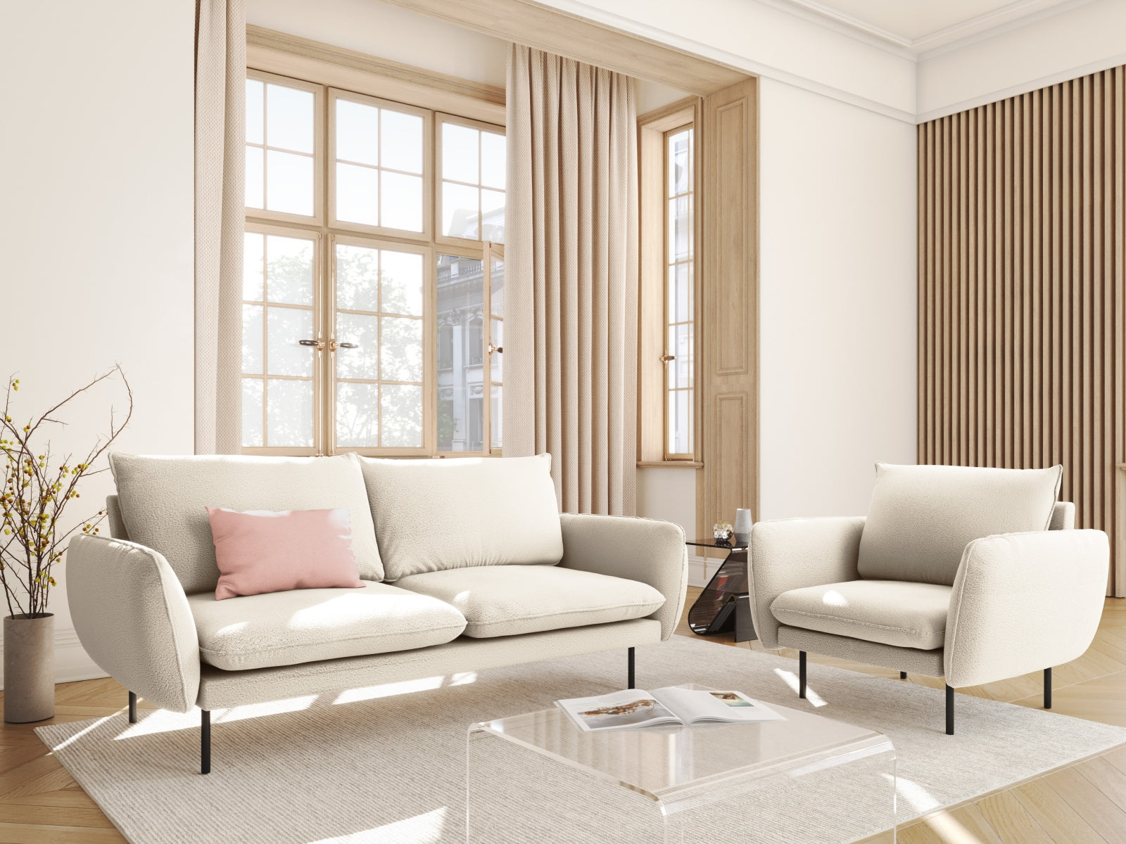 Vienna Sofa, 2 Seats, 160x92 cm