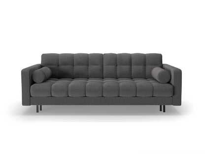 Bali Sofa With Bed Function And Box, 3 Seats, 222x84 cm — Dark Grey