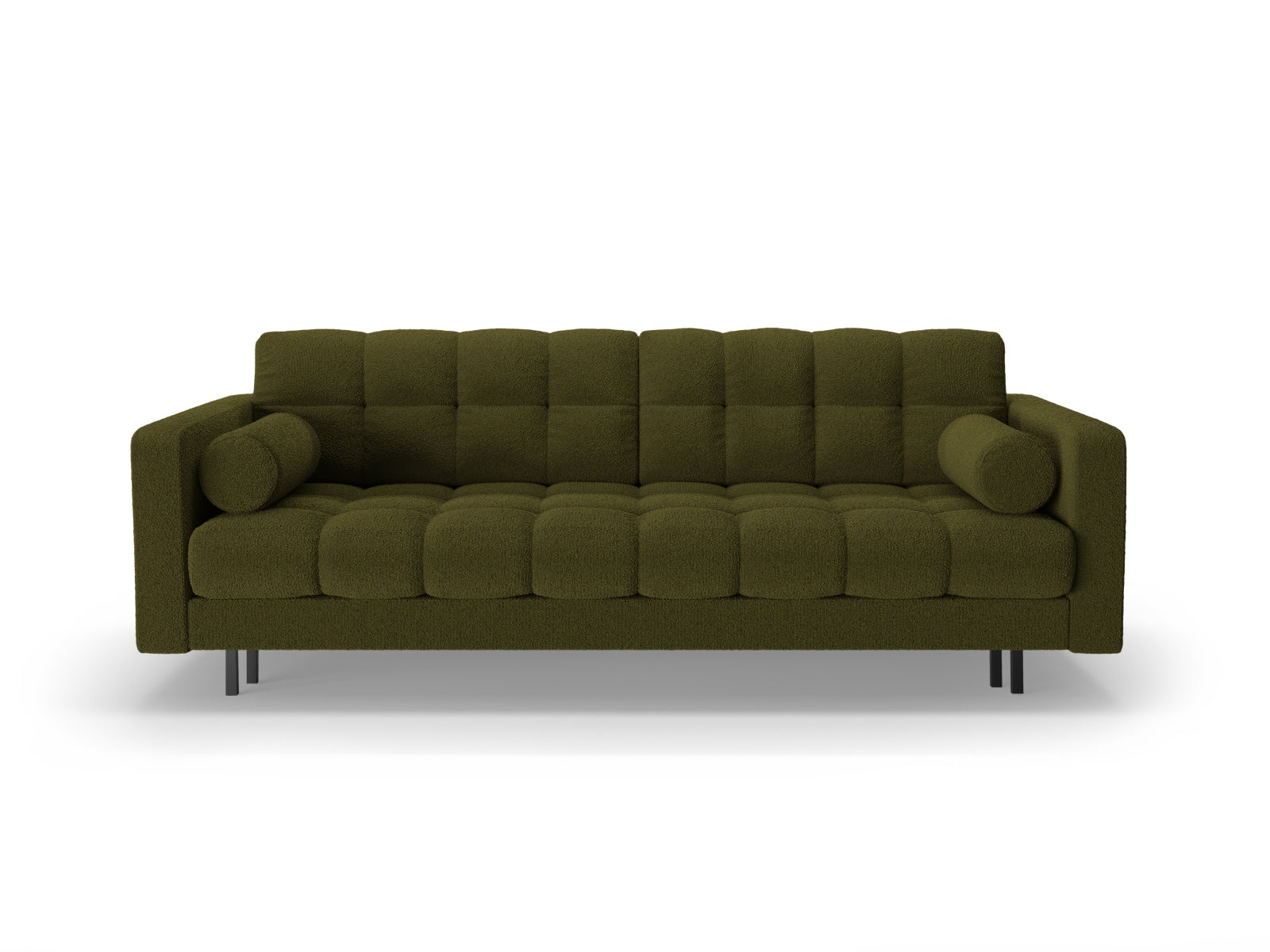 Bali Sofa With Bed Function And Box, 3 Seats, 222x84 cm — Dark Olive Green