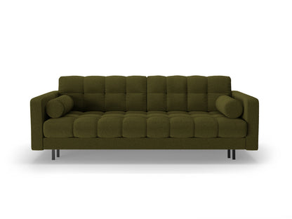 Bali Sofa With Bed Function And Box, 3 Seats, 222x84 cm — Dark Olive Green