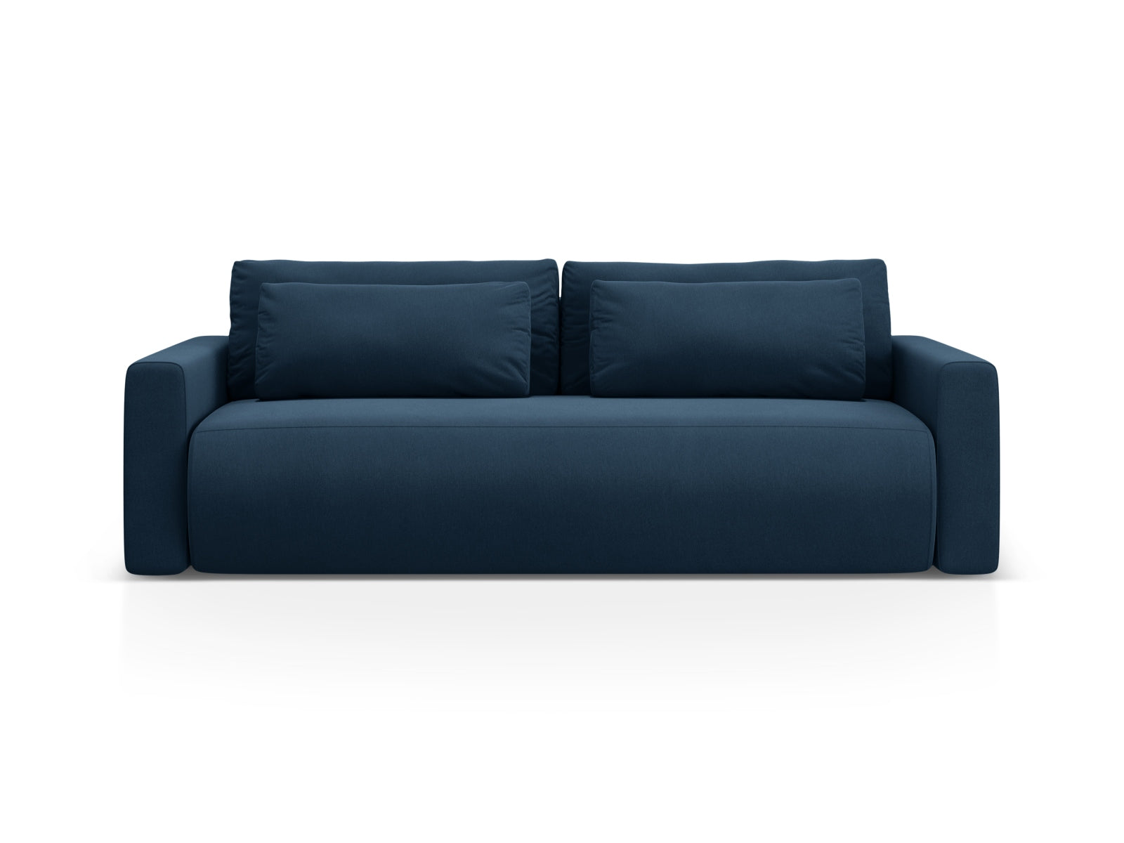 Belfast Sofa With Bed Function And Box, 3 Seats, 238x105 cm — Royal Blue