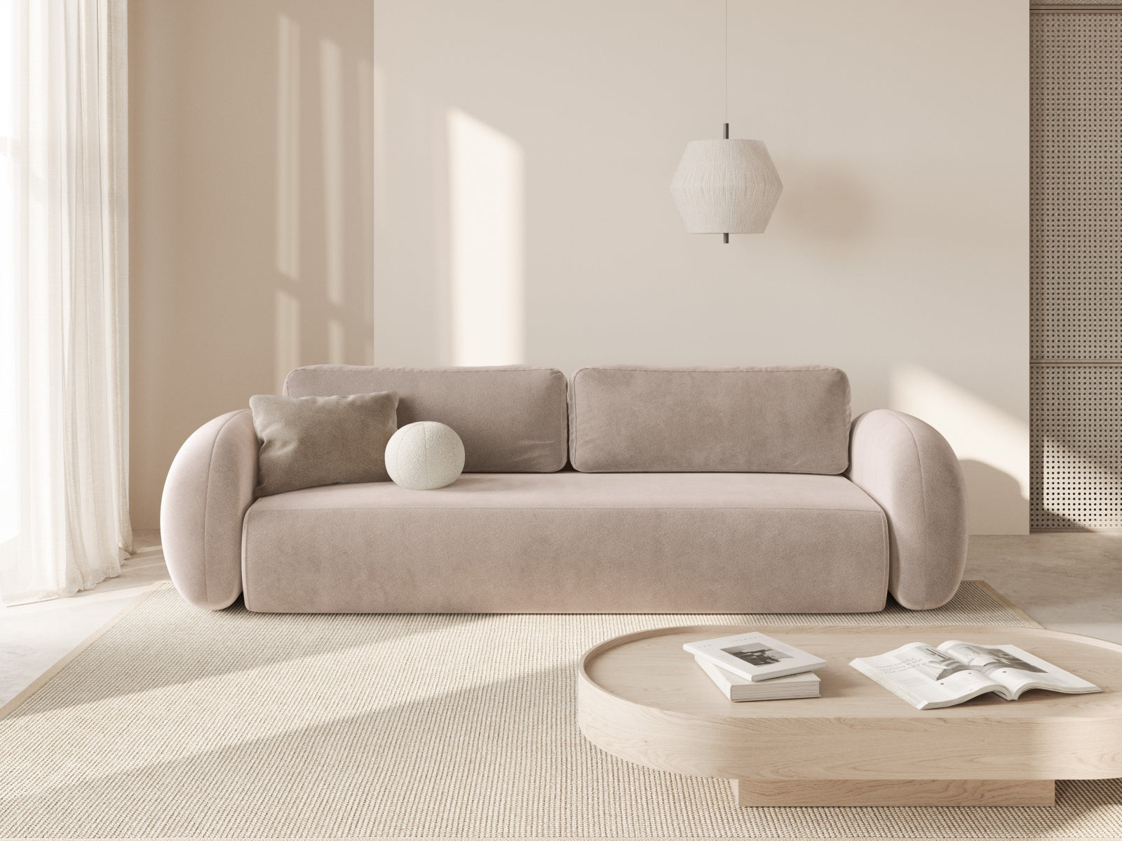 Tonale Sofa With Bed Function And Box, 3 Seats, 262x105 cm