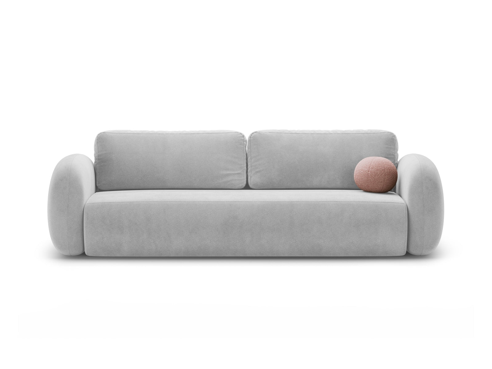 Tonale Sofa With Bed Function And Box, 3 Seats, 262x105 cm — Grey