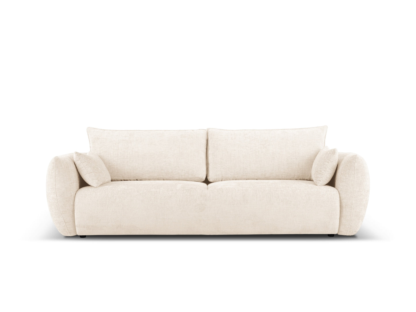 Matera Sofa With Bed Function And Box, 3 Seats, 240x108 cm — Light Beige